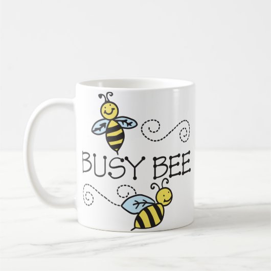 Besetzte Bienen Kaffeetasse (Links)