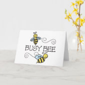 Besetzte Bienen Karte (Gelbe Blume)