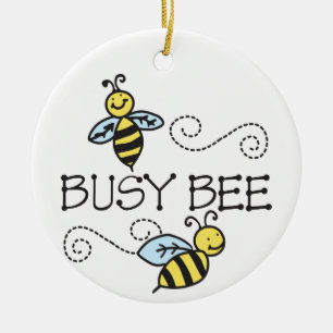 Besetzte Bienen Keramik Ornament