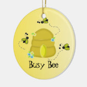 Besetzte Bienen mit Bienenstock Keramik Ornament (Links)