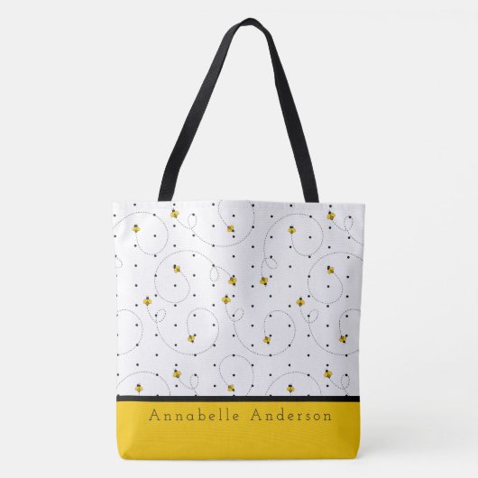 Besetzte Bienen personalisieren Tasche (Vorderseite)