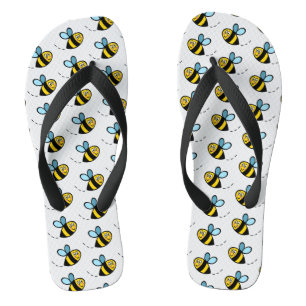 Besetzte Flip Flops für das Muster der Hummeln Badesandalen