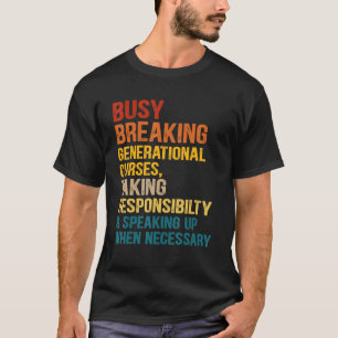 Besetzte, generationenbedingte Fluchen, die reaksi T-Shirt