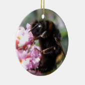 Besetzte Hummeln und rosa Blume Ornament (Rechts)
