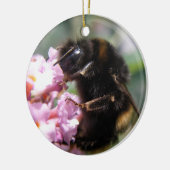 Besetzte Hummeln und rosa Blume Ornament (Links)