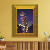 Besetzte Leinwand (Insitu (Wohnzimmer))