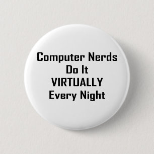 Besetzte Nerd Button