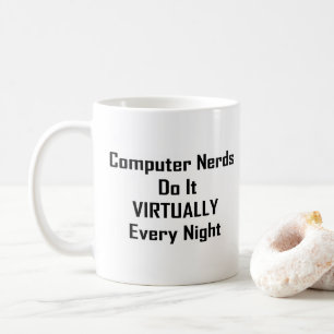 Besetzte Nerd Kaffeetasse