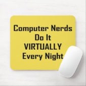 Besetzte Nerd Mousepad (Mit Mouse)