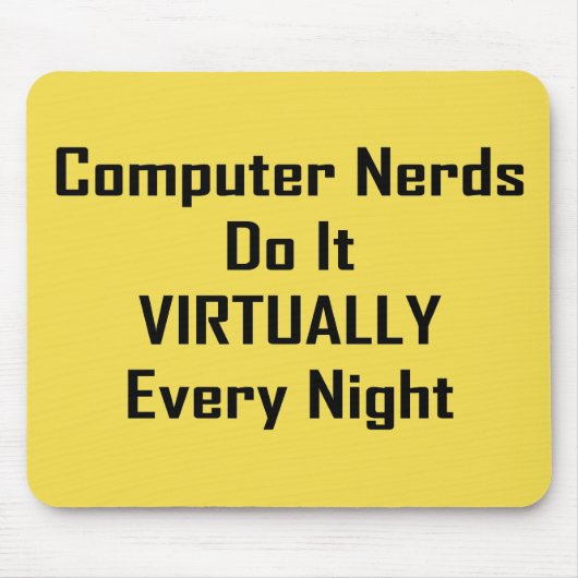 Besetzte Nerd Mousepad (Vorne)