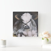 Besetzte Tageskrebse Quadratische Wanduhr (Zuhause)