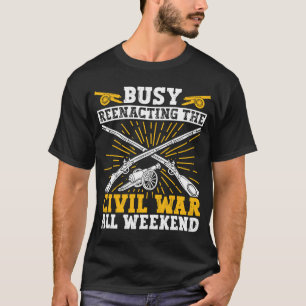 Besetzte Zivile Kriegserneuerung Wochenende Zivile T-Shirt