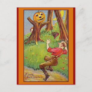 Besetzter Jack O'Lantern Halloween Karten & Postka
