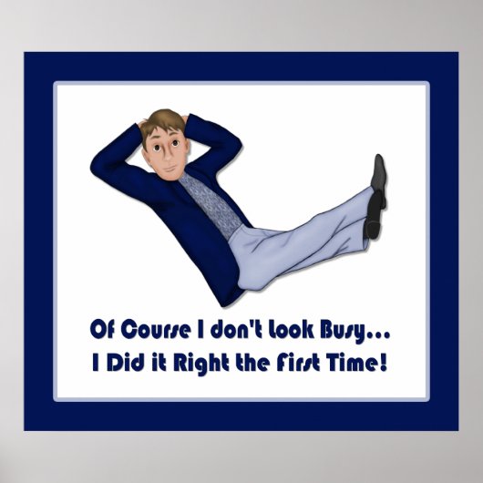 Besetzter Mann - Wettbewerb Poster (Vorne)