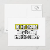 Besetzter Prostatakrebs Postkarte (Vorne/Hinten)