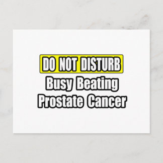 Besetzter Prostatakrebs Postkarte