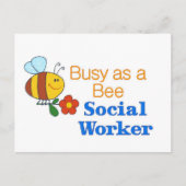 Besetzter Sozialarbeiter Postkarte (Vorderseite)