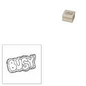 Besetzter Text aus Graffiti Gummistempel (Stempel)