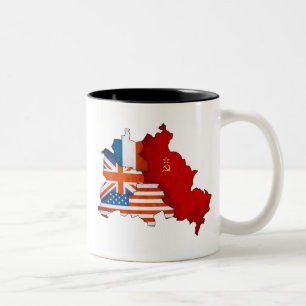 Besetztes Berlin Zweifarbige Tasse