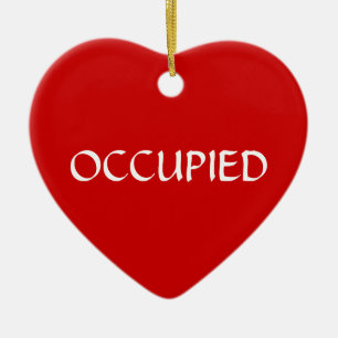 Besetztes freies grünes Rot Keramikornament