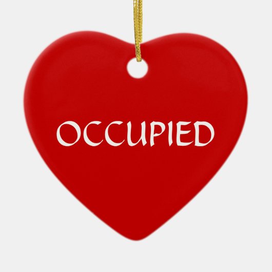 Besetztes freies grünes Rot Keramikornament (Vorne)