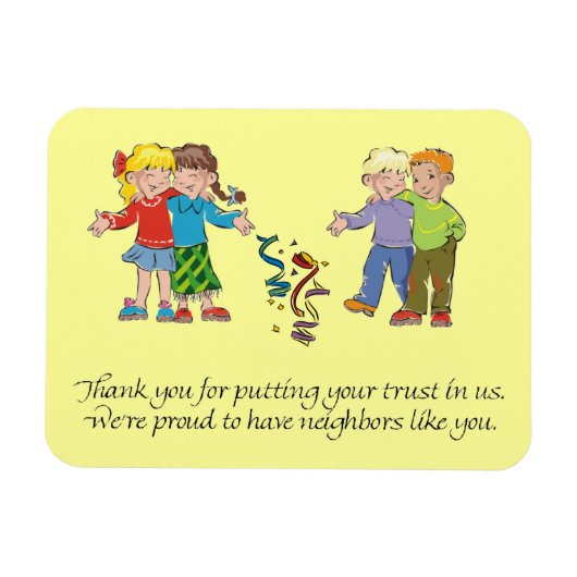 Besetzung in der Nachbarschaft - Magnet (Horizontal)