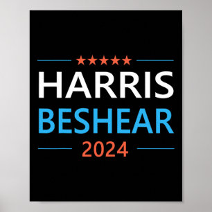 Beshear 2024 Für Präsident Patriotisch Kamala Demo Poster