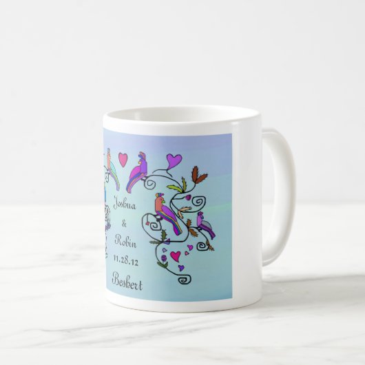 Beshert Simcha Tanz Kaffeetasse (VorderseiteRechts)