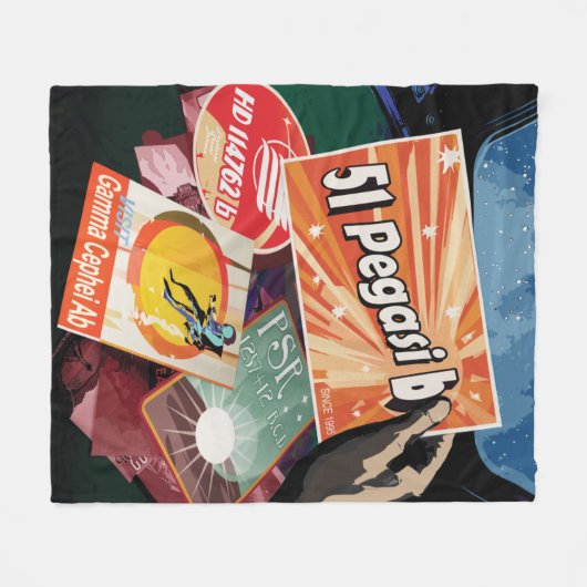 Besichtigen Sie das erste Exoplanet-System von auß Fleecedecke (Vorderseite (Horizontal))