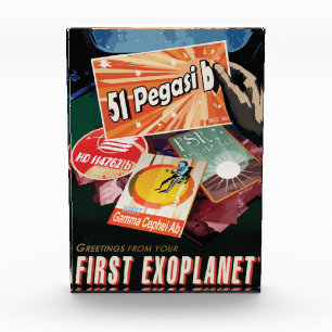 Besichtigen Sie das erste Exoplanet-System von auß Fotoblock