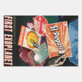 Besichtigen Sie das erste Exoplanet-System von auß Geschenkpapier Set (Vorderseite)