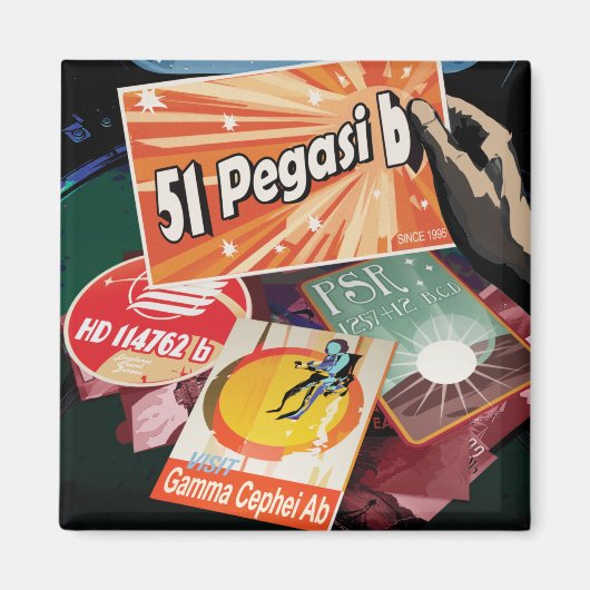 Besichtigen Sie das erste Exoplanet-System von auß Magnet (Vorne)