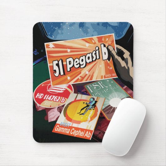 Besichtigen Sie das erste Exoplanet-System von auß Mousepad (Mit Mouse)