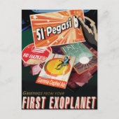 Besichtigen Sie das erste Exoplanet-System von auß Postkarte (Vorderseite)