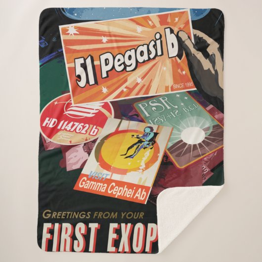 Besichtigen Sie das erste Exoplanet-System von auß Sherpadecke (Vorderseite)