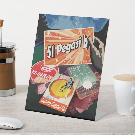 Besichtigen Sie das erste Exoplanet-System von auß Sockelschild (In SItu)