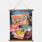 Besichtigen Sie das erste Exoplanet-System von auß Wandteppich Mit Holzrahmen (Vorderseite)