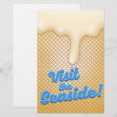 Besichtigen Sie das Meer Briefpapier (Vorne/Hinten)