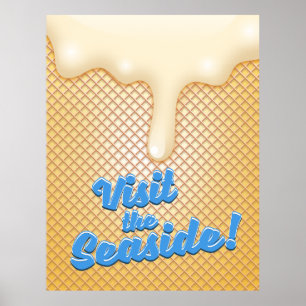 Besichtigen Sie das Meer Poster