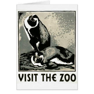 Besichtigen Sie den Zoo - WPA-Plakat -