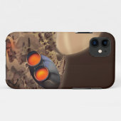 Besichtigen Sie die Ringe des Saturn Travel Poster Case-Mate iPhone Hülle (Rückseite (Horizontal))