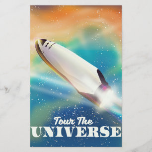 Besichtigen Sie die Weltraumkunst des Universums. Briefpapier
