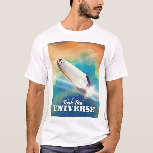 Besichtigen Sie die Weltraumkunst des Universums. T-Shirt (Vorderseite)