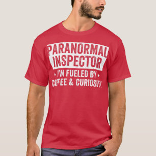 Besichtiger mit Kaffee angeregt und neugierig witz T-Shirt