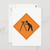 Besichtigung am Arbeitsplatz Postkarte (Vorne/Hinten)