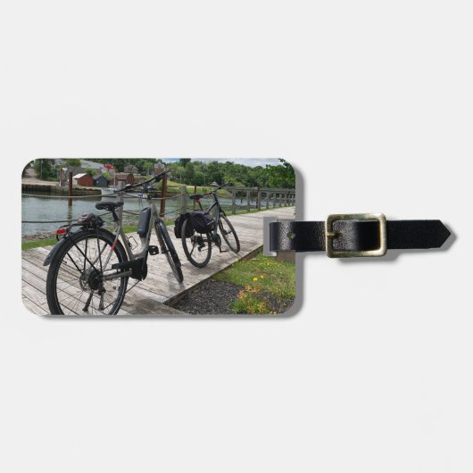 Besichtigung auf Fahrrädern Gepäckstück Gepäckanhänger (Vorderseite horizontal)