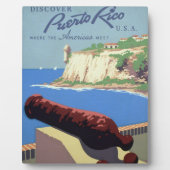 Besichtigung der Festung El Morro, Puerto Rico, Al Fotoplatte (Vorderseite)