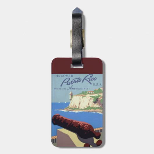 Besichtigung der Festung El Morro, Puerto Rico, Al Gepäckanhänger (Rückseite vertikal)