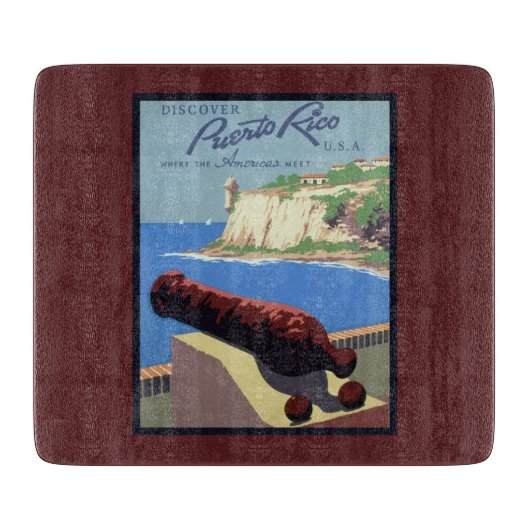 Besichtigung der Festung El Morro, Puerto Rico, Al Schneidebrett (Vorderseite)