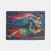 Besichtigung der Jungfrau von Pontormo Fleecedecke (Vorderseite (Horizontal))